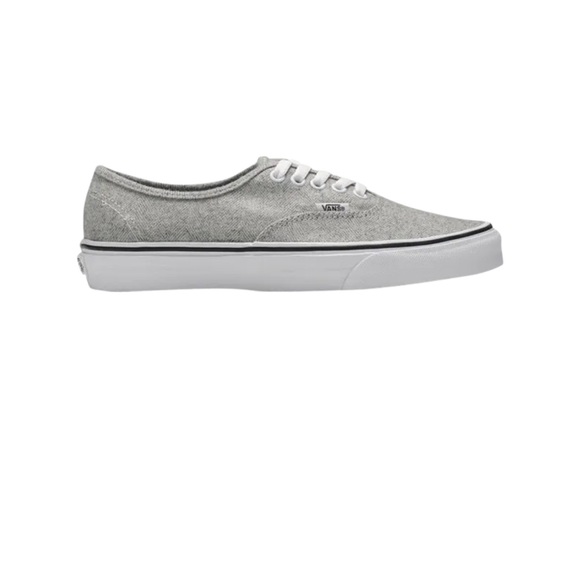 Vans Light Gray Canvas Shoes kids 4.5 womans 6 - Picture 1 of 4